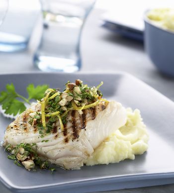 Roasted Cod with Wine and Herb Butter Recipe