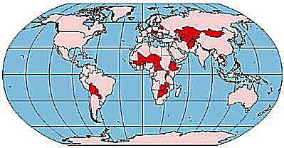 most populous landlocked country