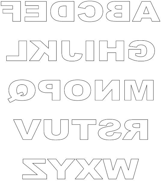 free printable block letters