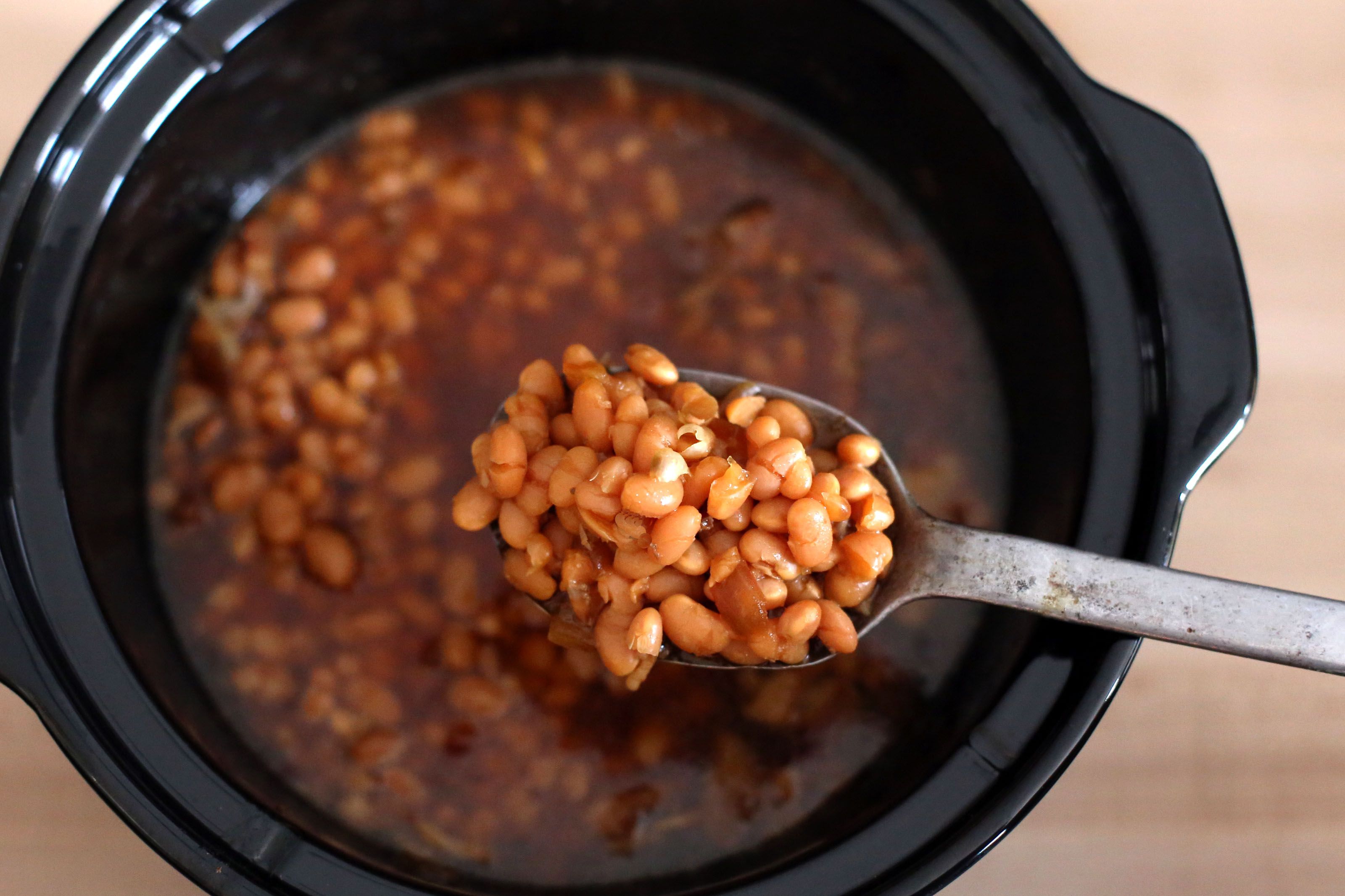 recipe navy beans baked Baked Crock Recipe Beans With Salt Bacon or Pork Pot