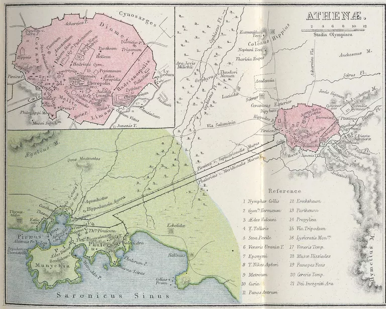 Map of Athens