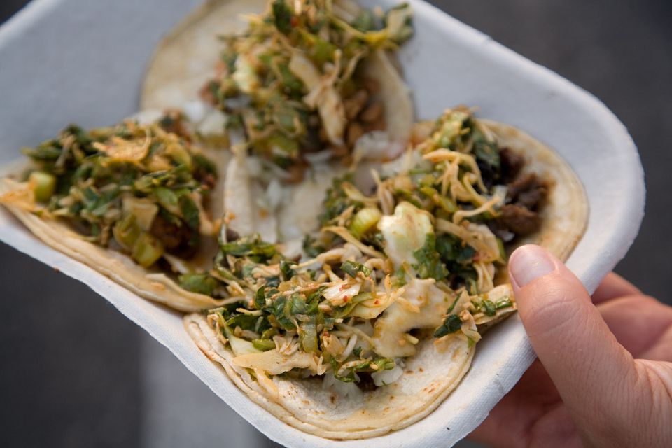 Tacos from the Kogi BBQ Truck