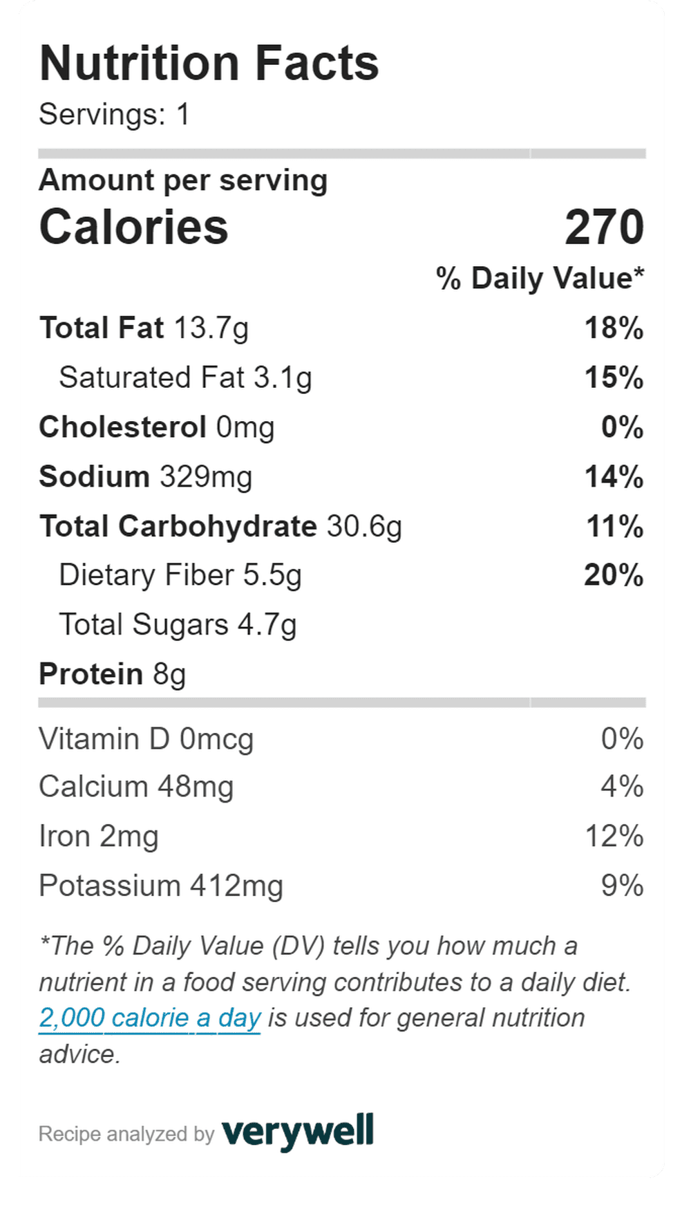 nutrition in Carrot and Spinach Crunch Lunch Wrap - 270 calories and 3.1g fat.