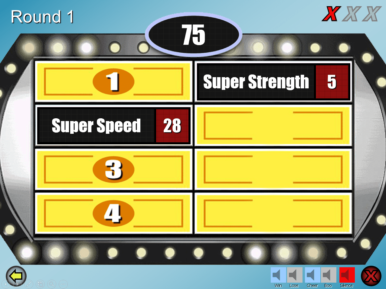 Family Feud Game Ppt Template