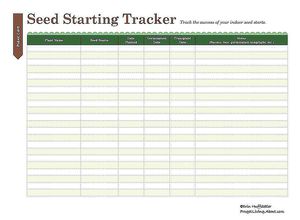 printable garden seed notebook erin huffstetler starting