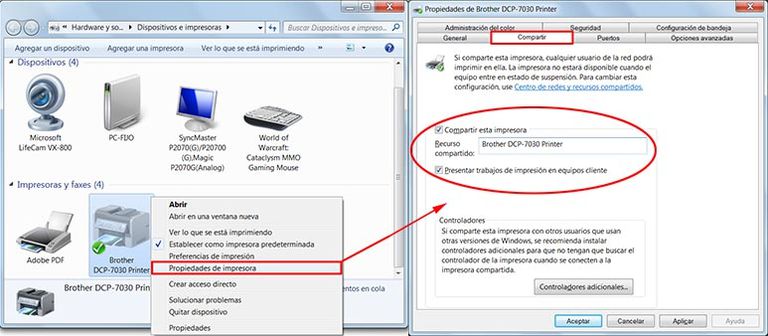 Compartir-Impresora