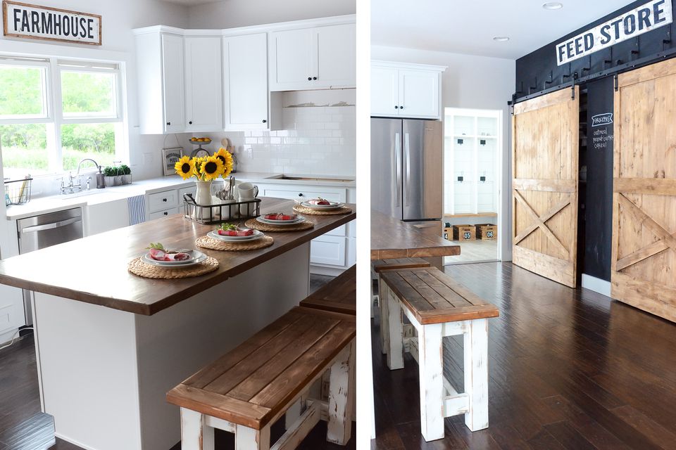 Gorgeous Modern Farmhouse  Kitchens 