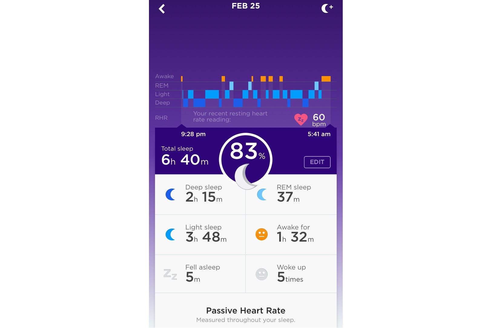 samsung fit e sleep tracking