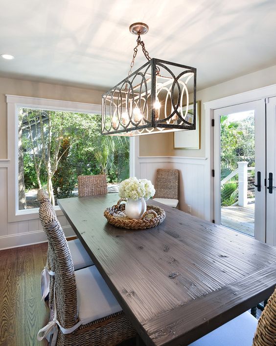 Hanging a Dining Room Chandelier at the Perfect Height