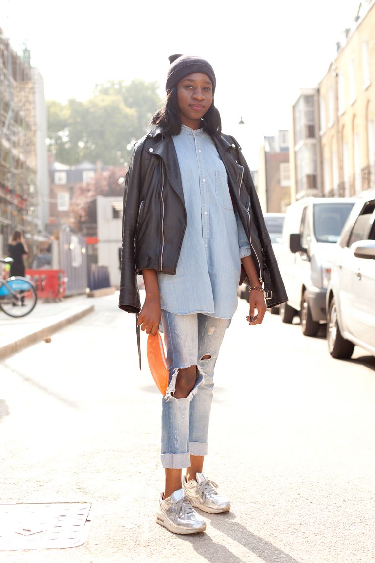 Street Style - How Fashionable Londoners Wear Jeans