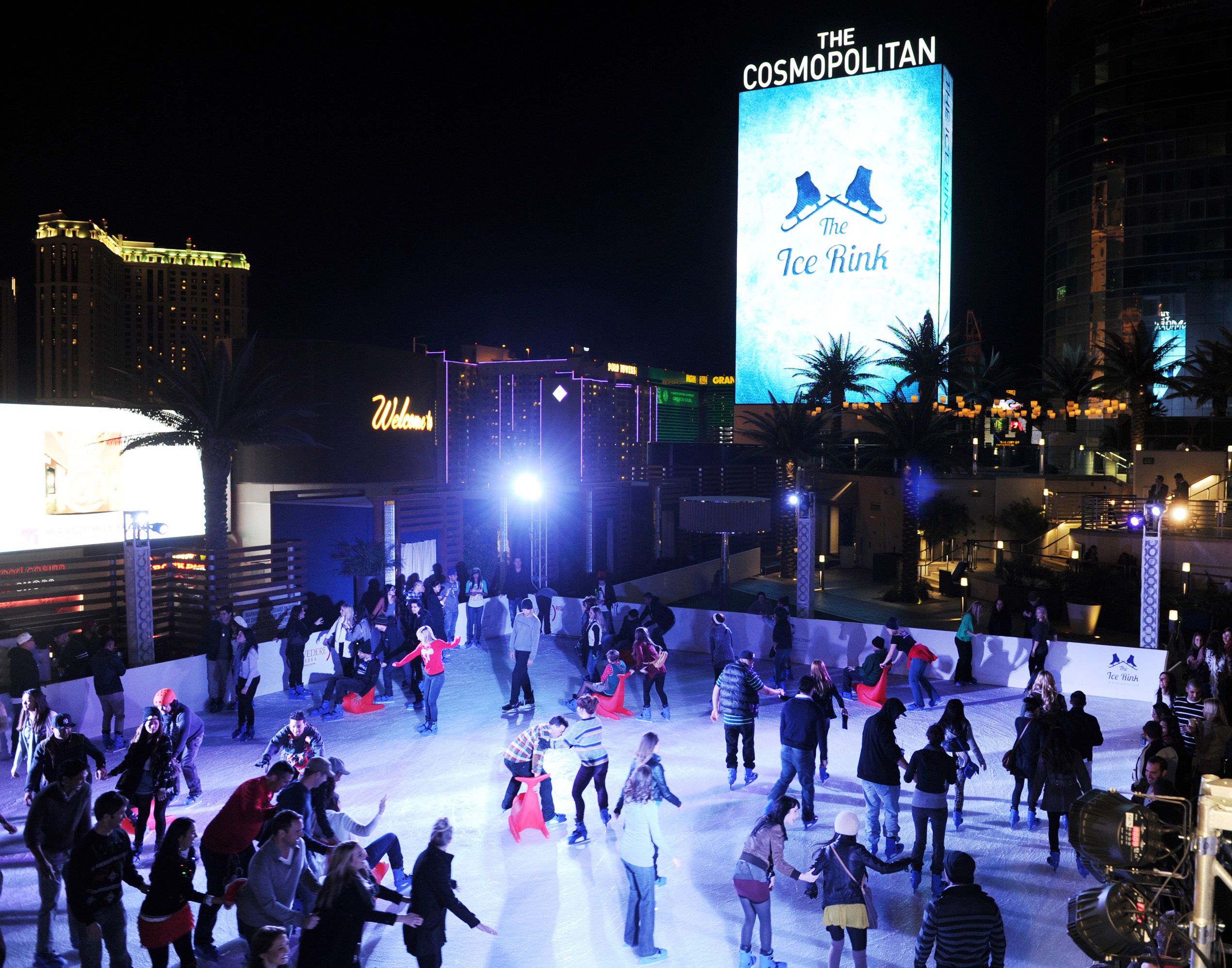 Ice Skate in Las Vegas at The Rink at Cosmopolitan