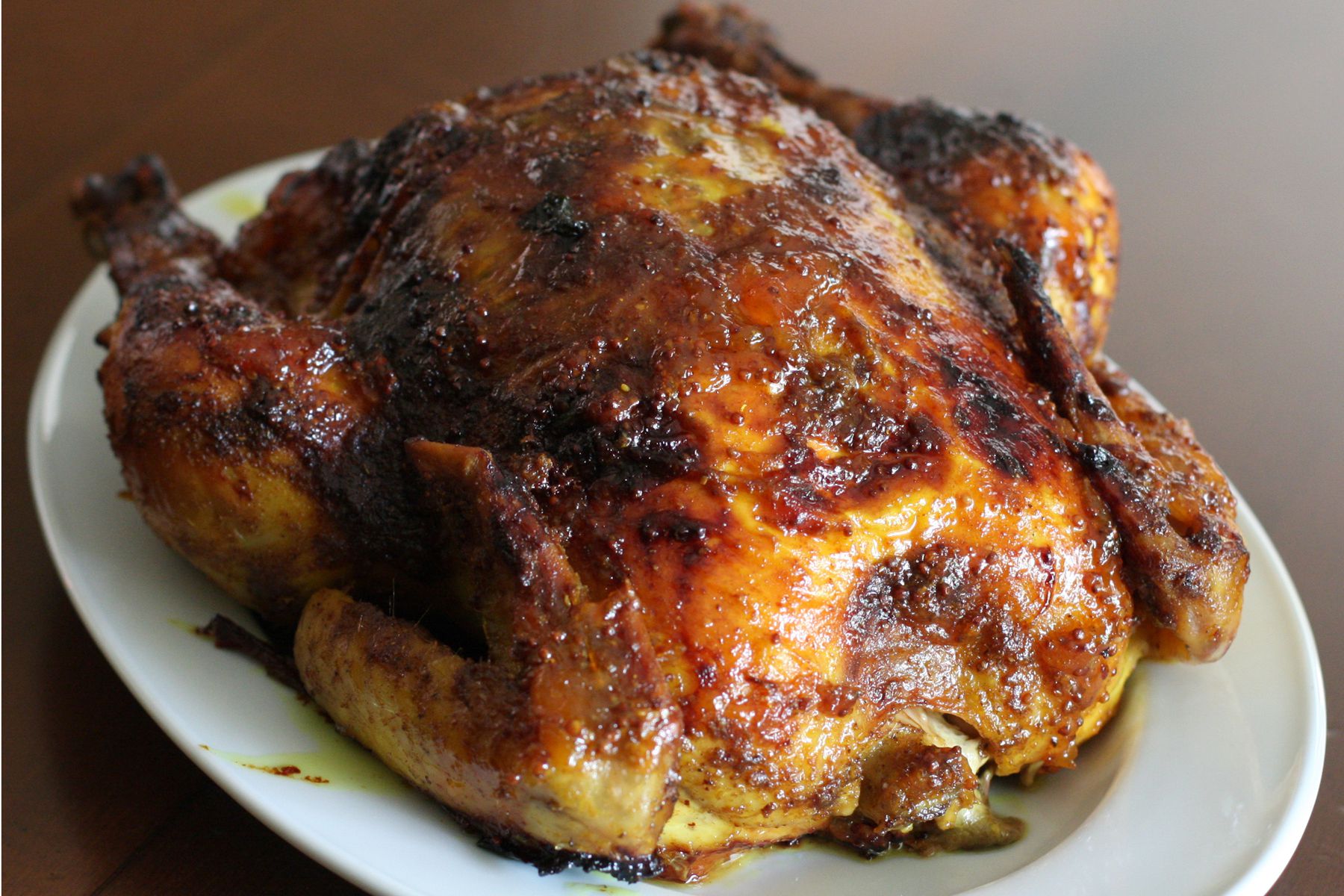 Roasted Chicken With Curry Rub