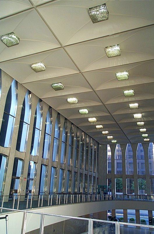 office building windows inside world trade center