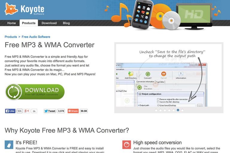 Koyote Free Mp3 Wma Converter