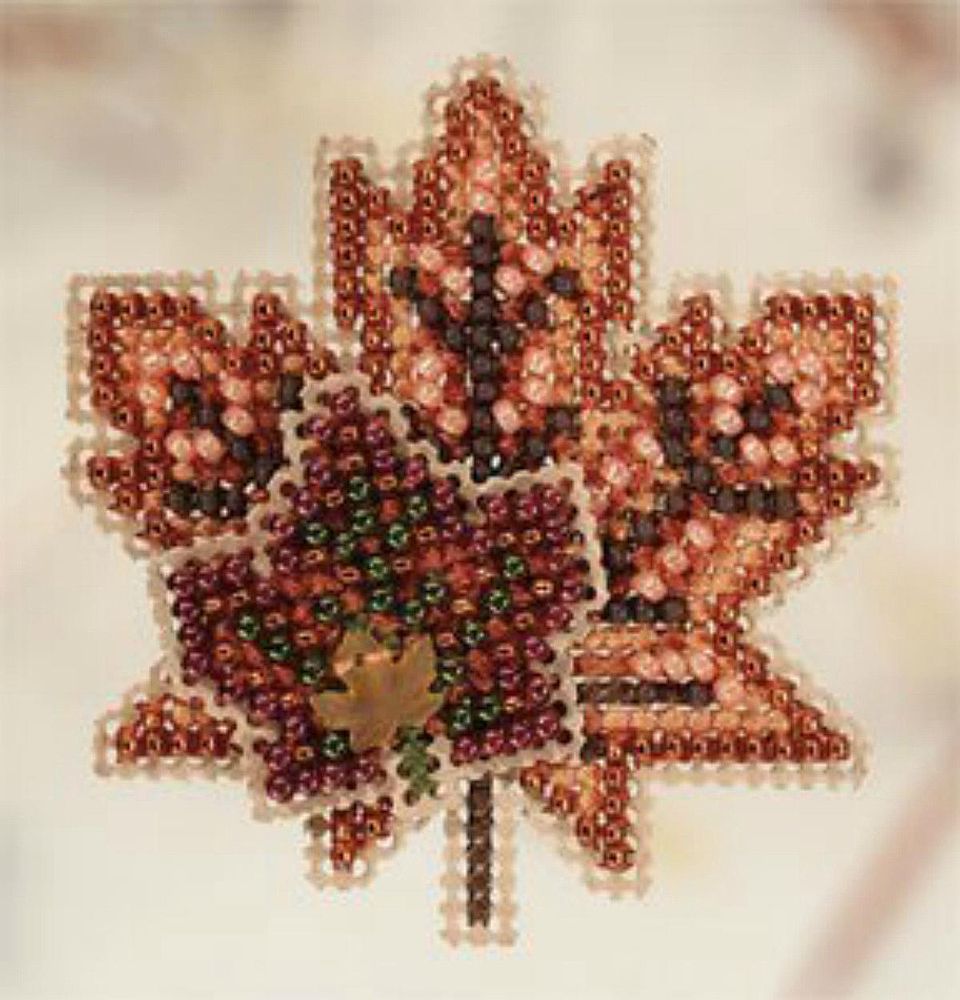 10 Fall Leaf Inspired Cross Stitch Patterns