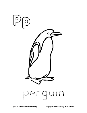 letter p coloring book  free printable pages