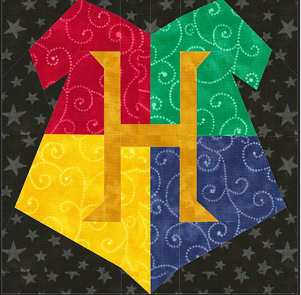 Harry Potter Paper Piecing Quilt Pattern