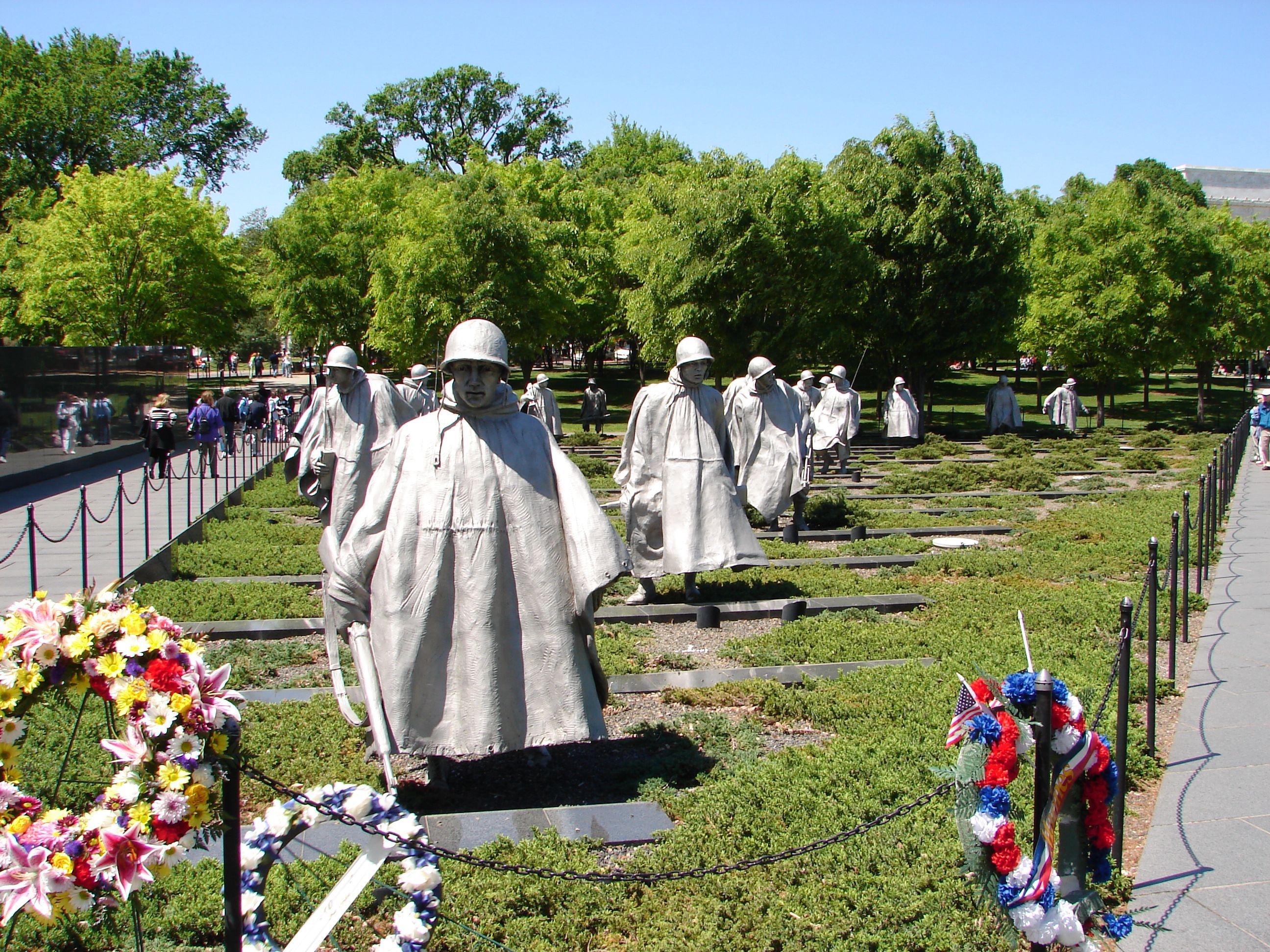 Photos of the Korean War Veterans Memorial