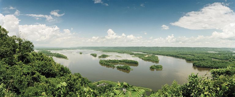 Ten States That Border the Mississippi River