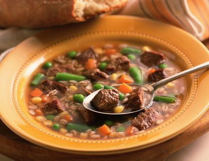 soup pot beef pepper fashioned philadelphia old barley cooker recipe vegetable slow classic crock tomatoes easy recipes strip tips crockpot