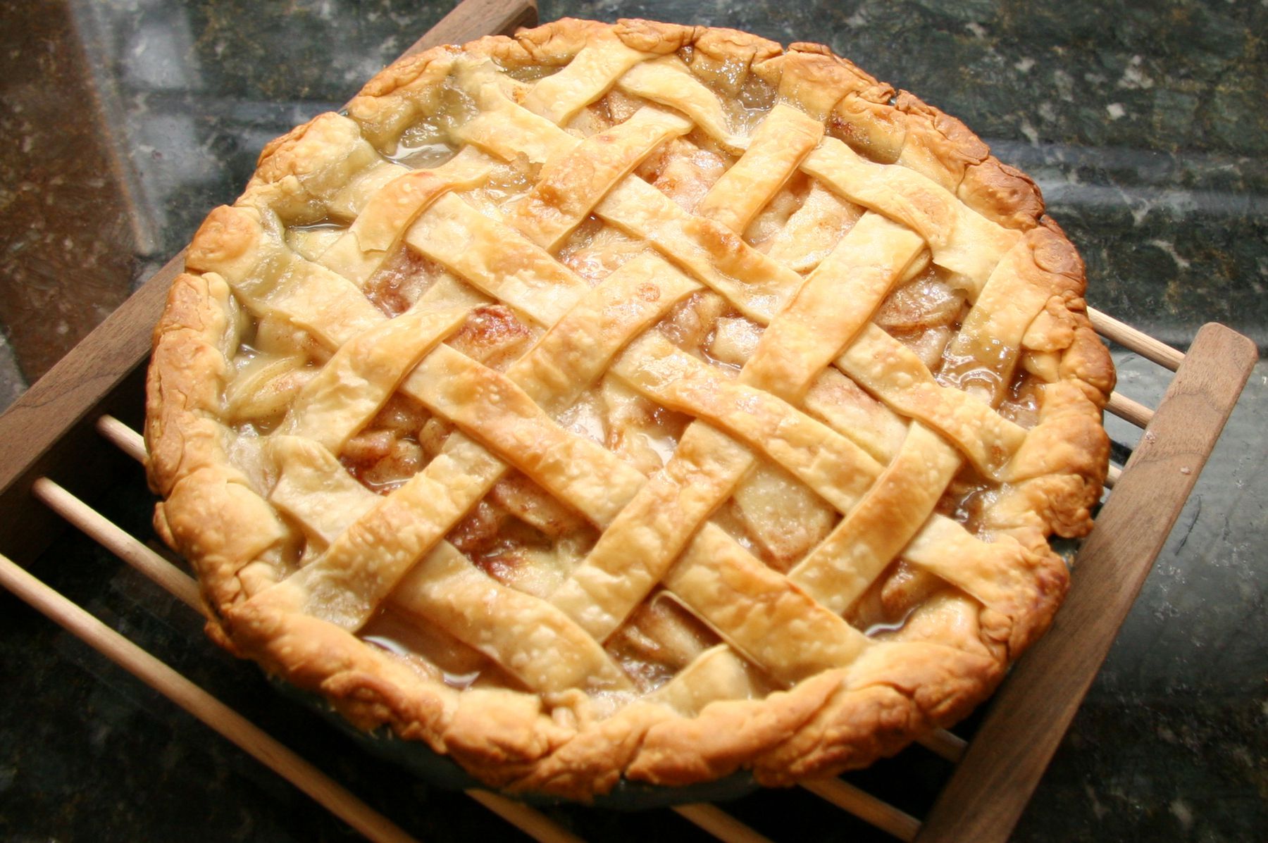 chicken for pie what pastry Pear Fresh a With Recipe Crust Lattice Pie Top