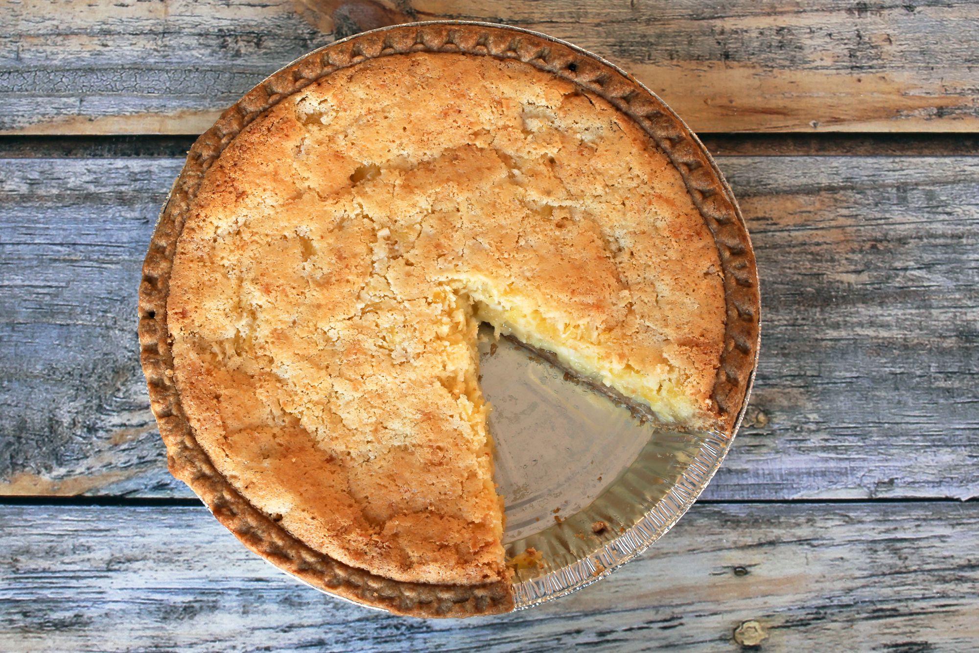 Pineapple Coconut Chess Pie Recipe