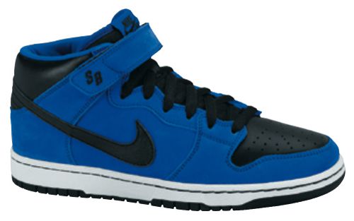 blue nike mid tops