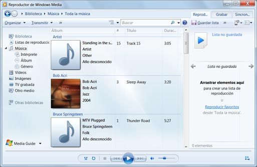 Usar El Reproductor De Windows Media Player 0177