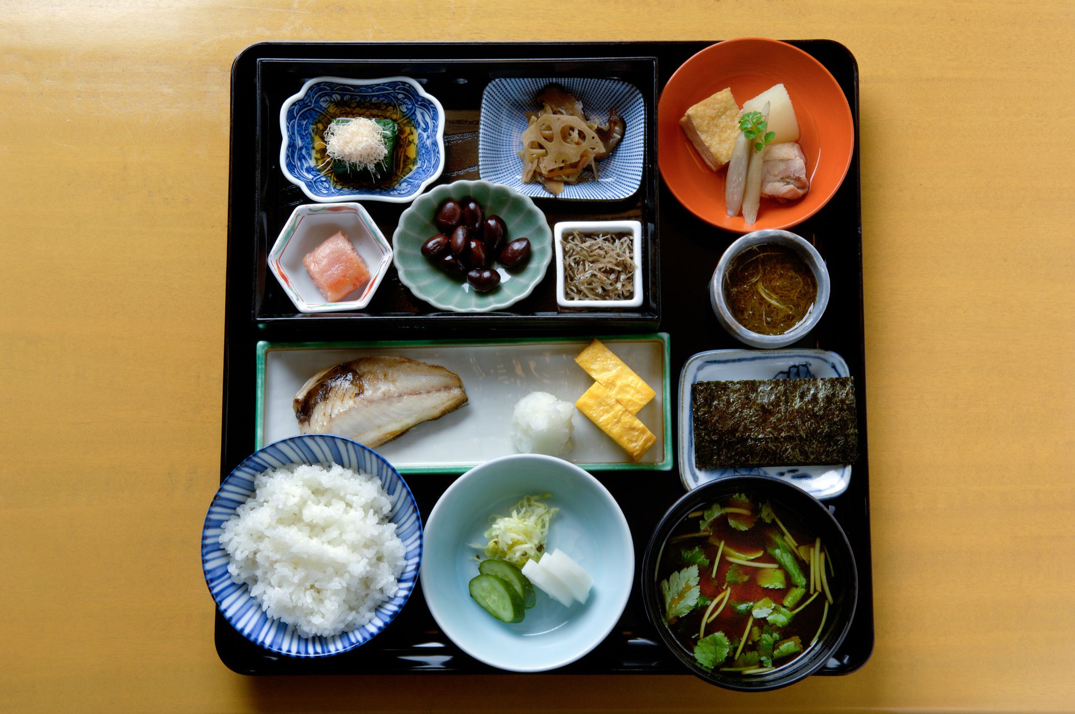 Components of a Typical Japanese Meal