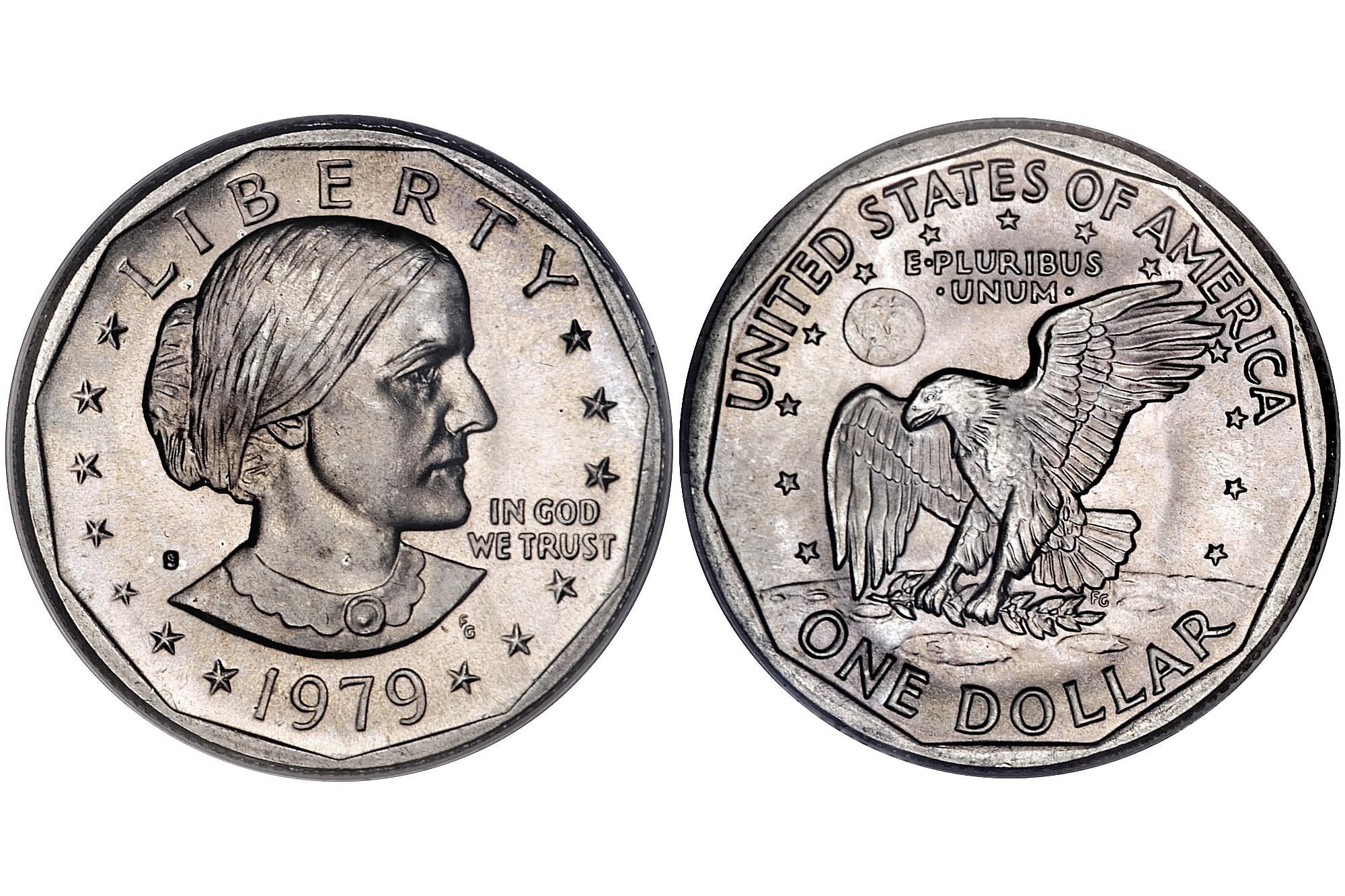 susan b anthonyqsilver coin value