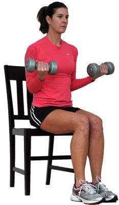 Seated Biceps Curls