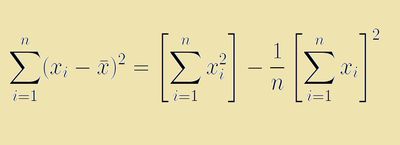 How to Calculate a Sample Standard Deviation