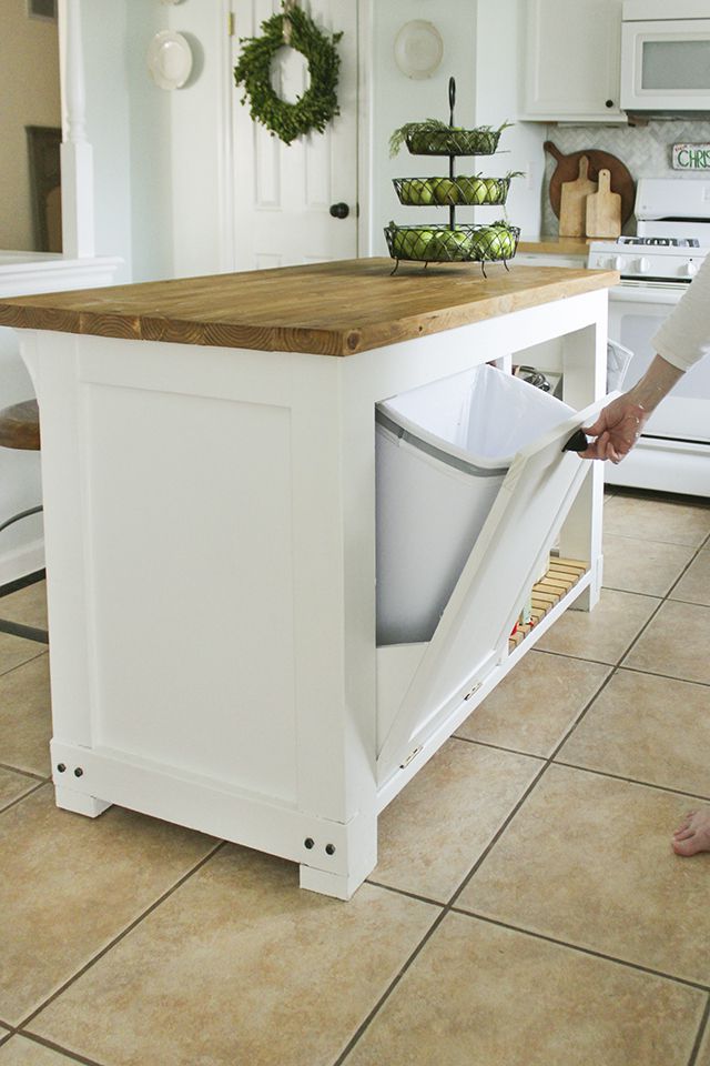 13 Free Kitchen Island Plans for You to DIY