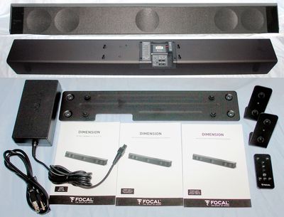 Focal soundbar. Focal Dimension Soundbar.