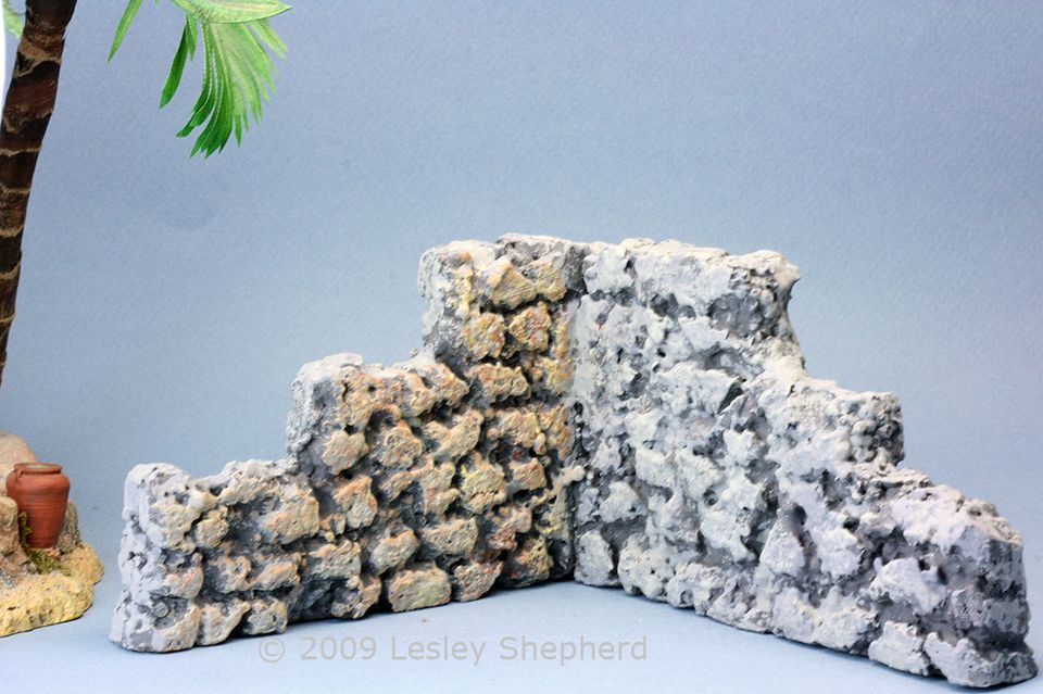 Scale Model Stone Walls From Foam