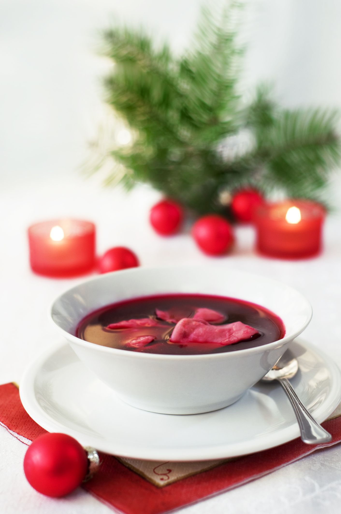 Polish Christmas Eve Beet Soup Recipe