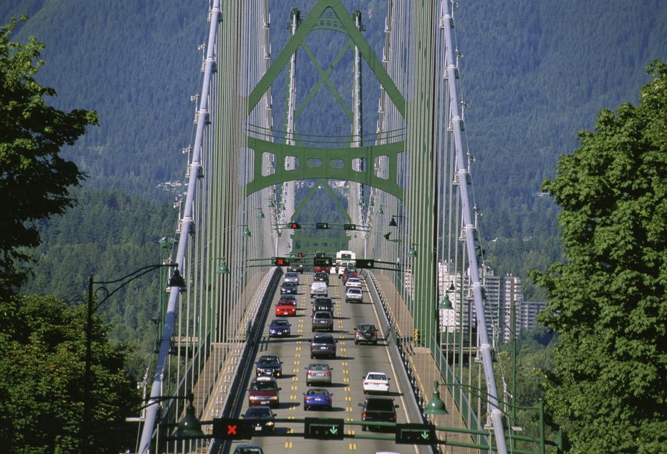 Lion's Gate Bridge in Vancouver, BC