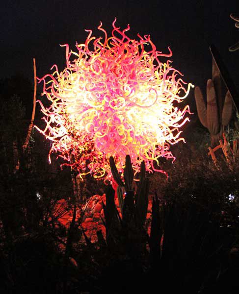 Chihuly Glass at Desert Botanical Garden in Phoenix AZ