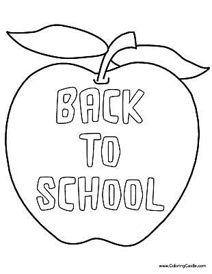 free back to school coloring pages