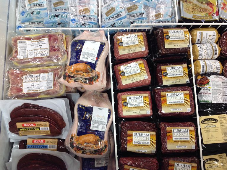 Exotic natural meat like kangaroo and wild boar at Sprouts Farmers Market