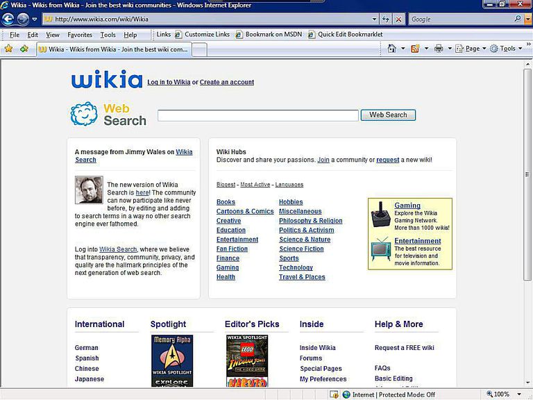 wiki websites list