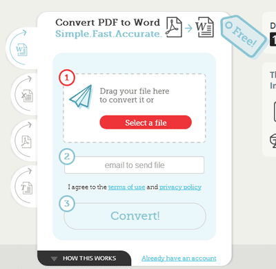 txt docx convert file to Free Word Converters to PDF