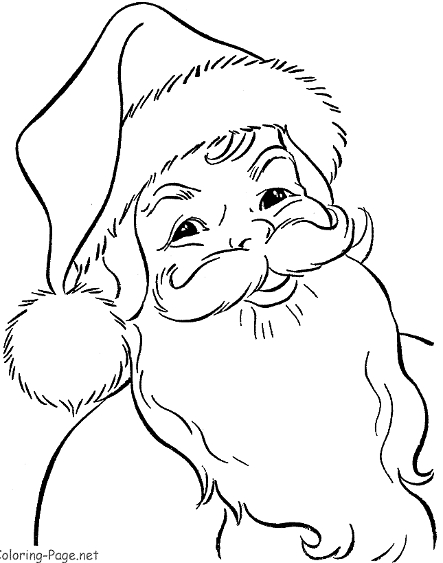 santa pictures to colour 5 christmas coloring pages your kids will love