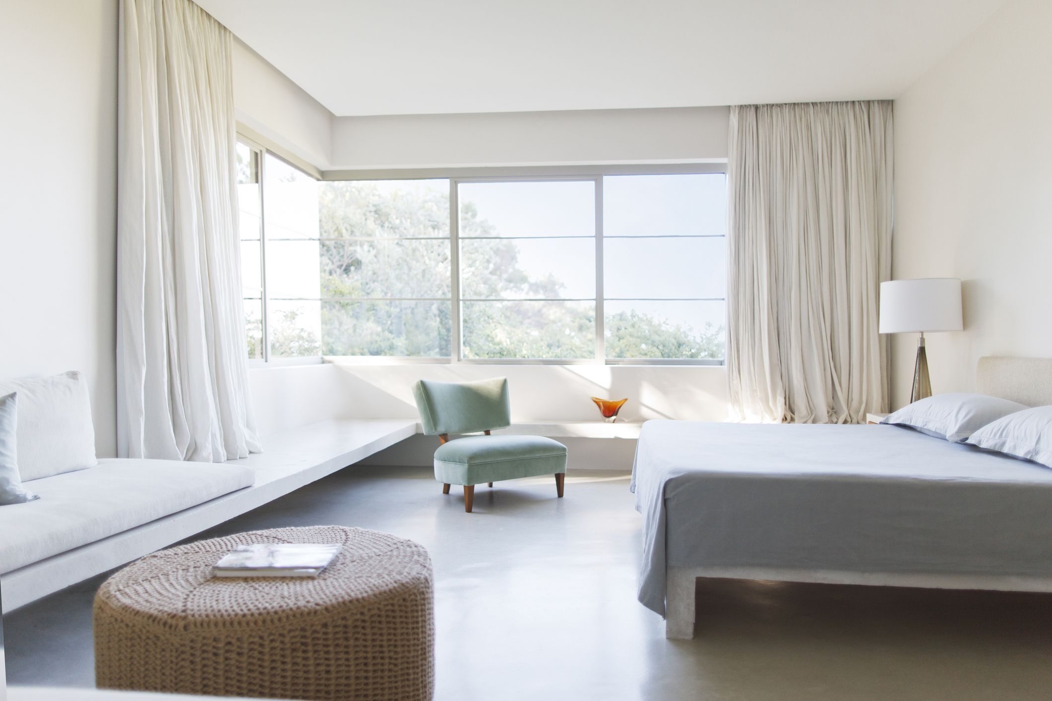 Linoleum Flooring  In a Bedroom  Setting