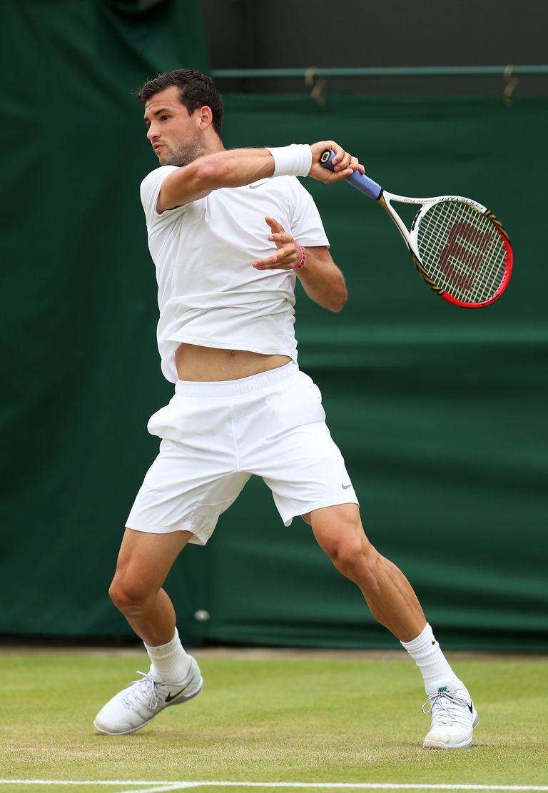 Pictures of Grigor Dimitrov's Strokes