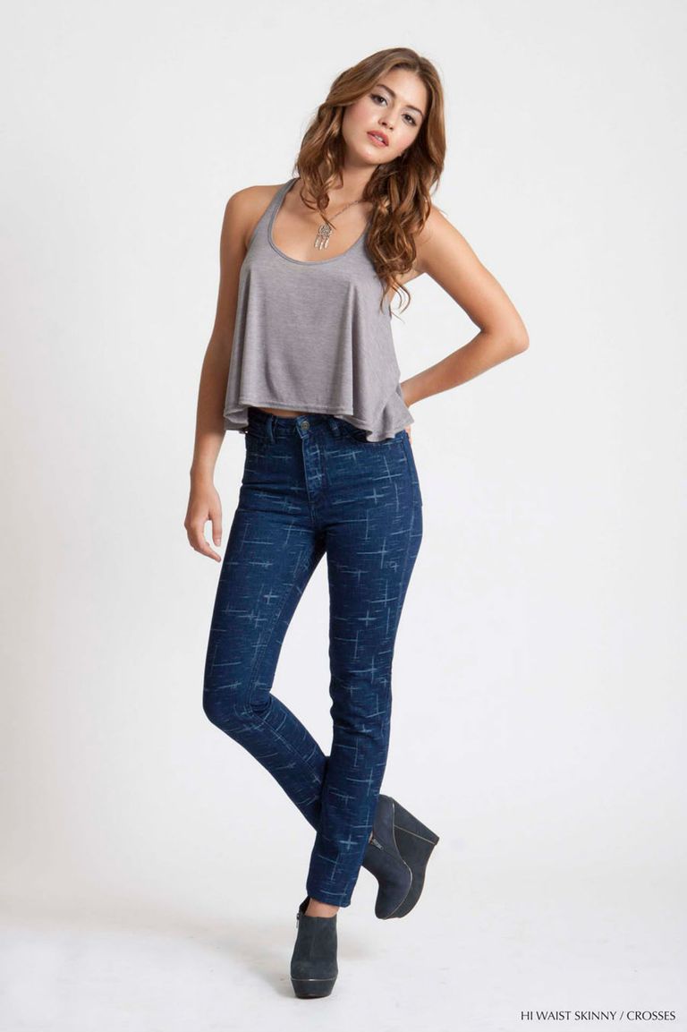 High rise jeans and tucked in blouse collection brands list