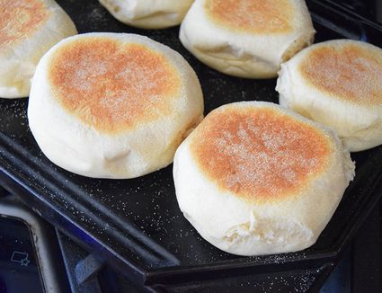 Recipe for Salmon Melts on English Muffins