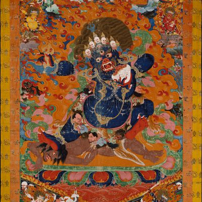 buddhism wrathful yama tibet deities dharmapala wik realms