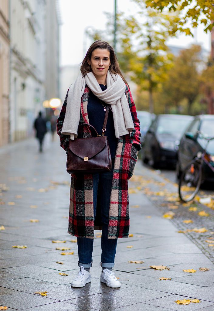 plaid pants winter outfits