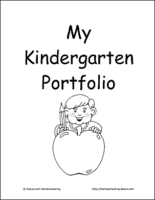 Kindergarten Portfolio - Free Printable